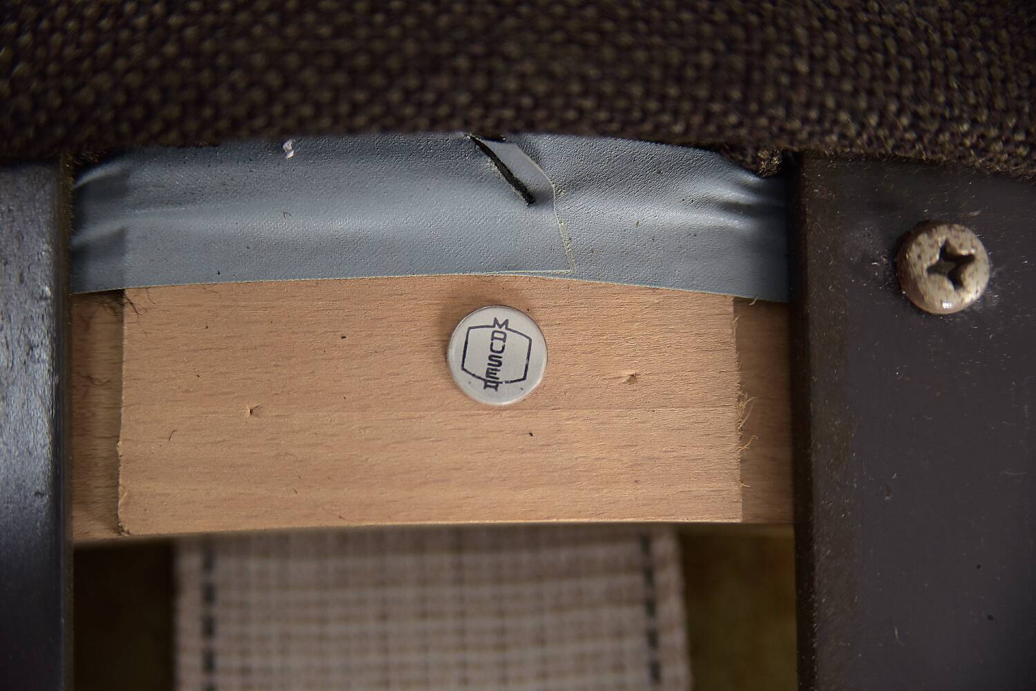 Pair of Vintage Mid-Century German Modern Fabric and Aluminium Chairs Mauser