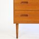 Teak chest of drawers with four drawers