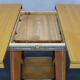 1970s Italian Extendable Dining Table in Maple Finish