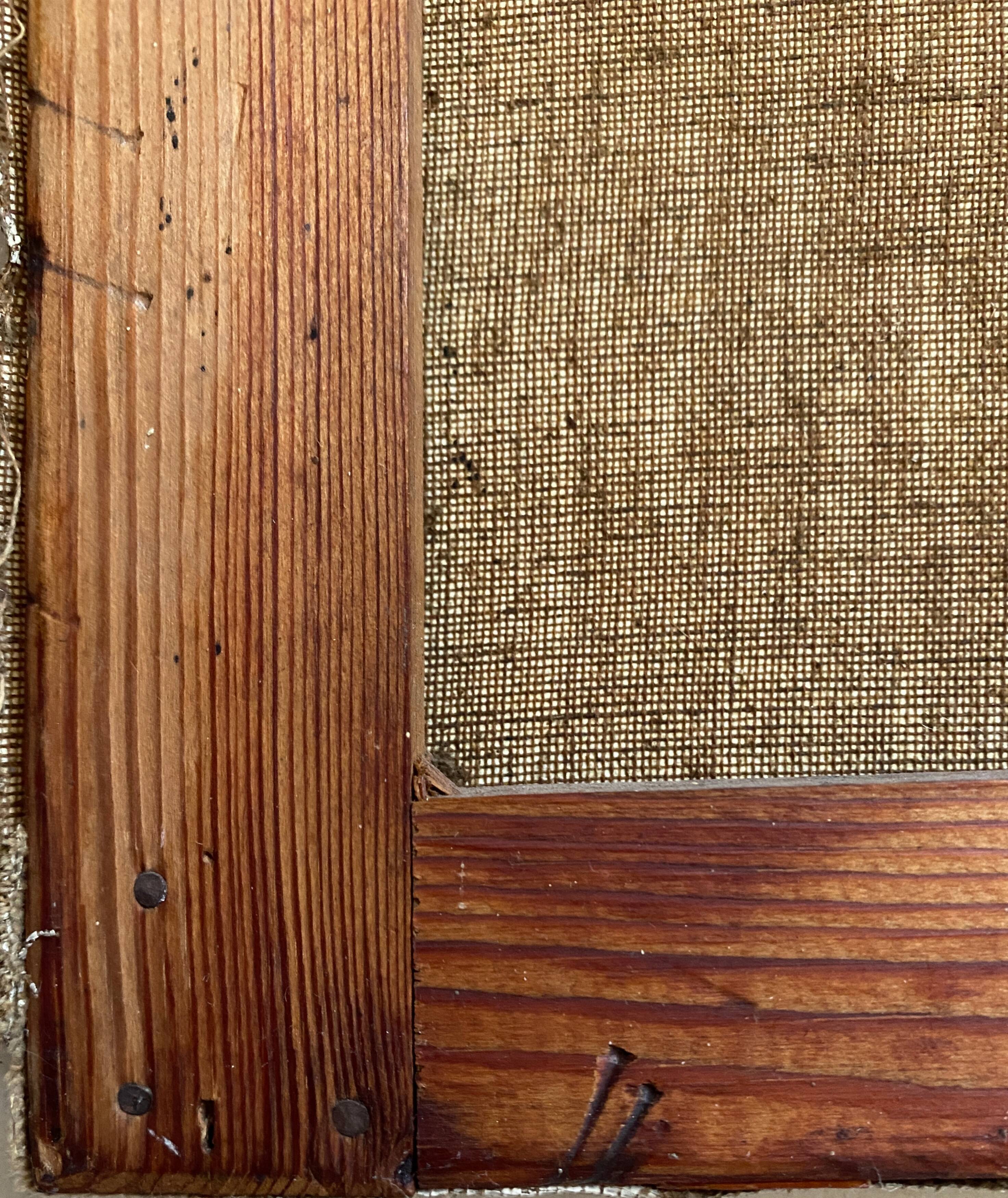 HST painting "Diana at the bath" Nude back signed early twentieth century