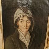 Portrait of a woman Period 18th century oil on canvas
