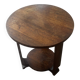 Art Deco oak pedestal table