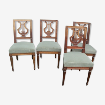 4 Louis XVI chairs