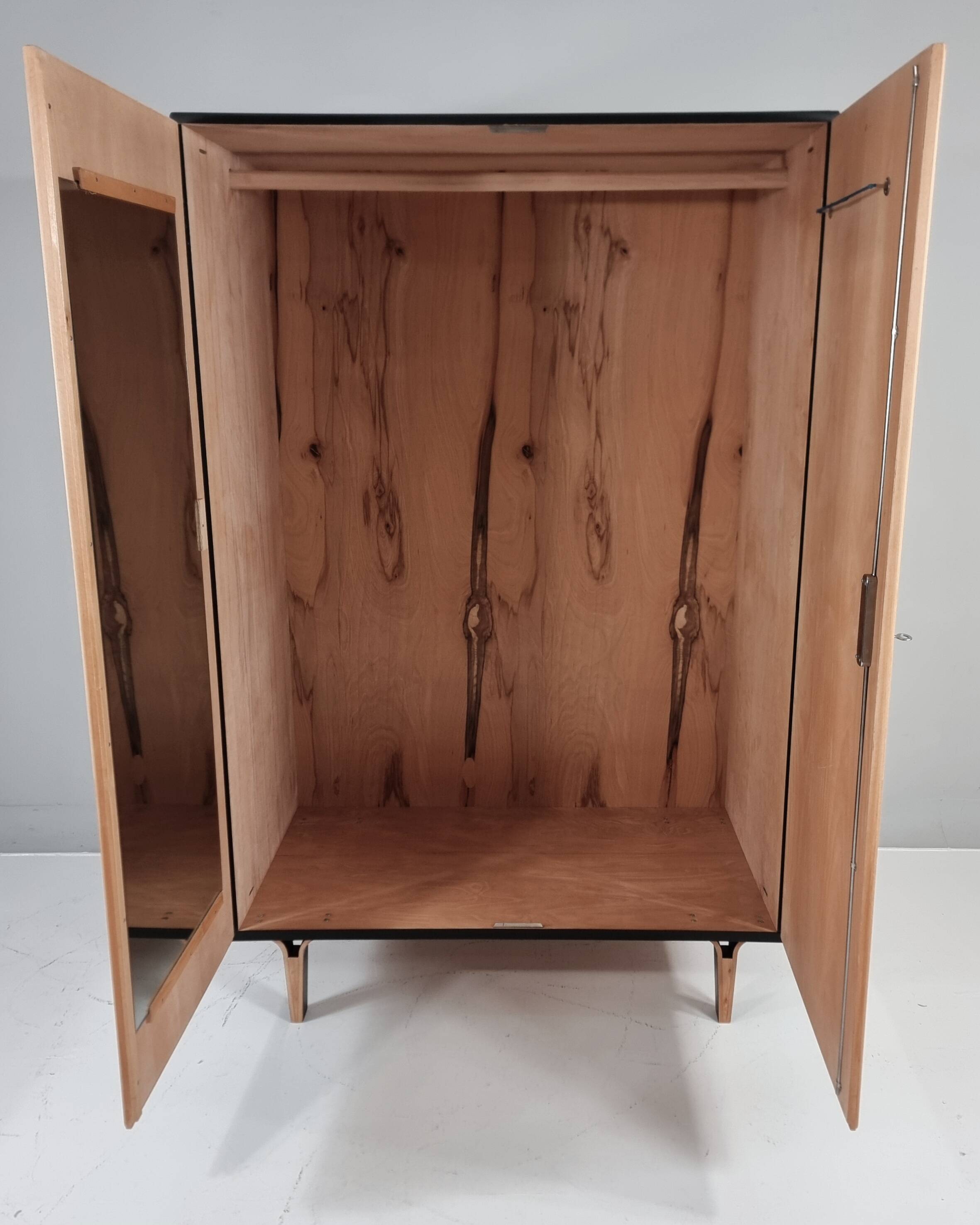 Vintage wardrobe in ash, 1970s