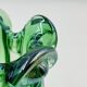 Sculptural blown glass vase from Bohemia attributed to Jan Beránek.