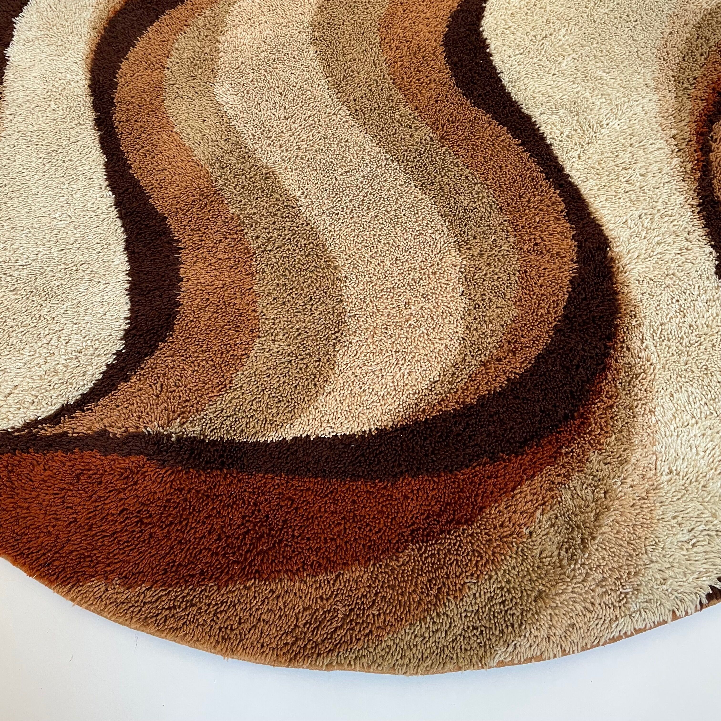 Vintage High Pile Rya rug by Prinstapijt Desso, Netherlands, 1970s
