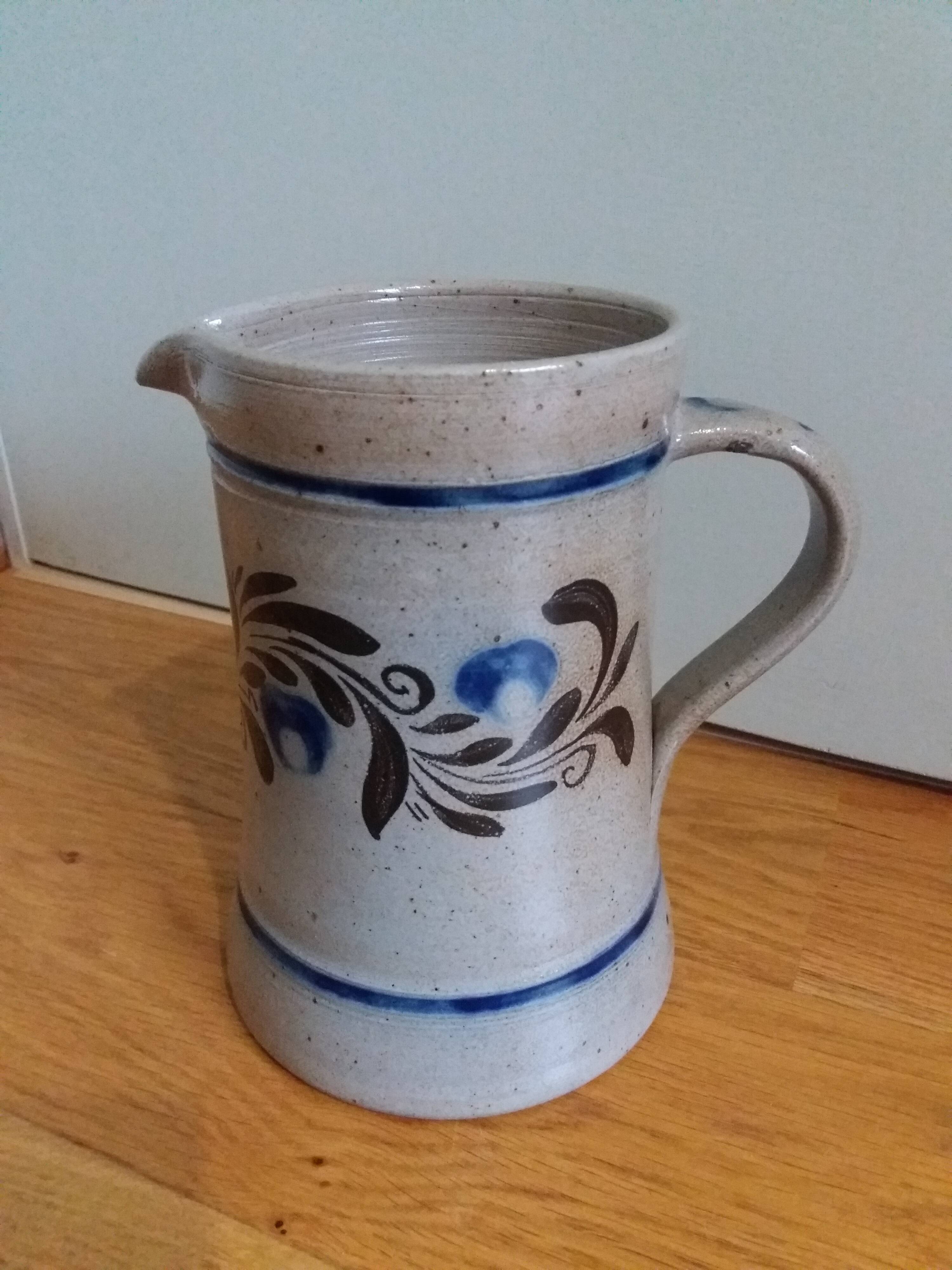 Stoneware jug from Alsace