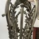 Napoleon III chandelier in bronze and alabaster with eight light arms, 19th century.