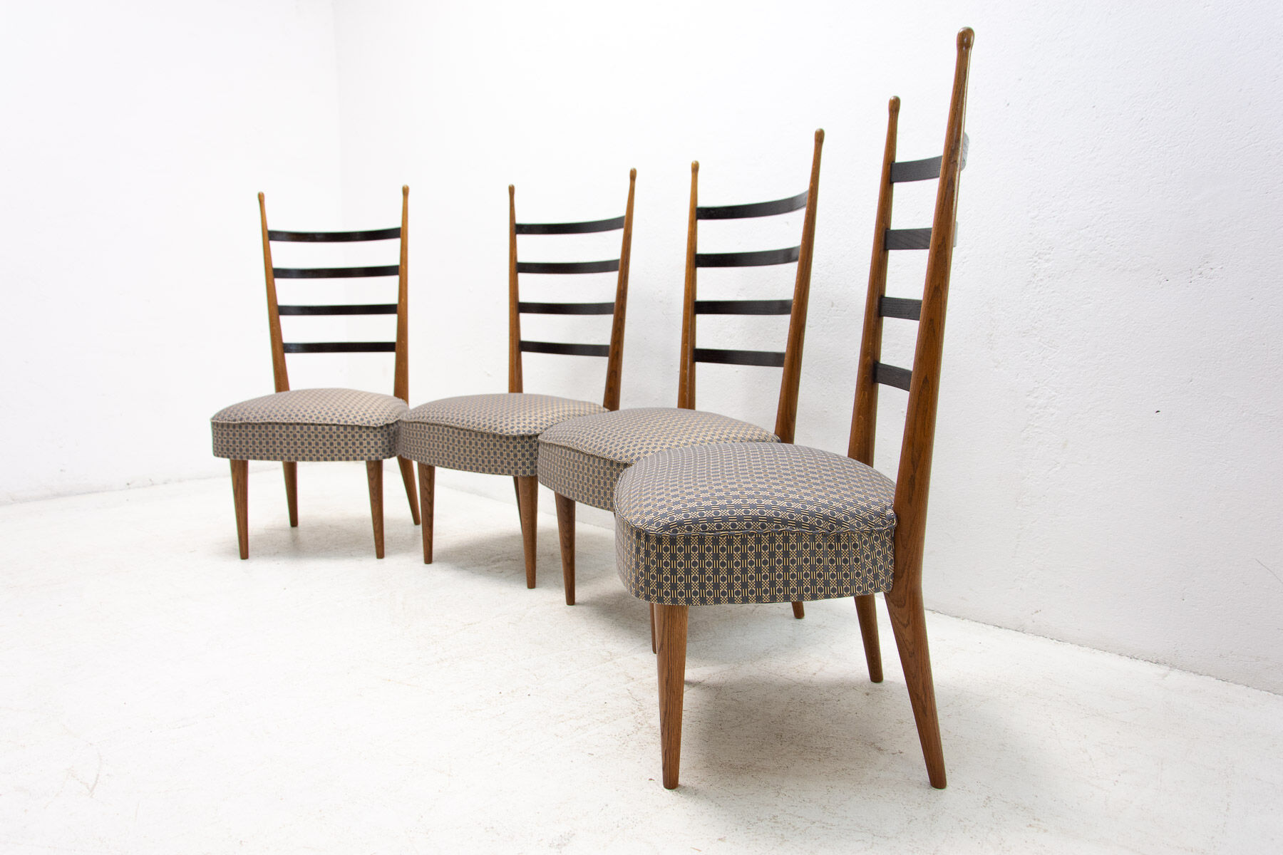 Chaises de salle à manger par Josef Pehr, Tchécoslovaquie, années 1940