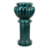 Large cache-pot on a ceramic column – In the style of Clément