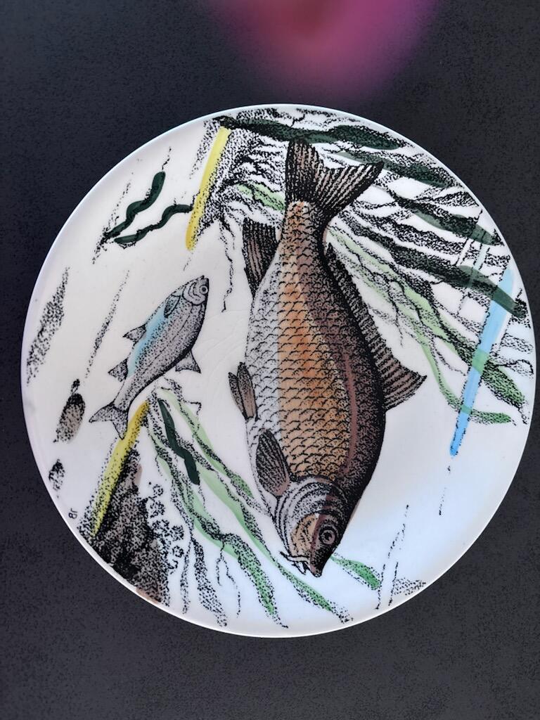 Fish service Gien Chambord