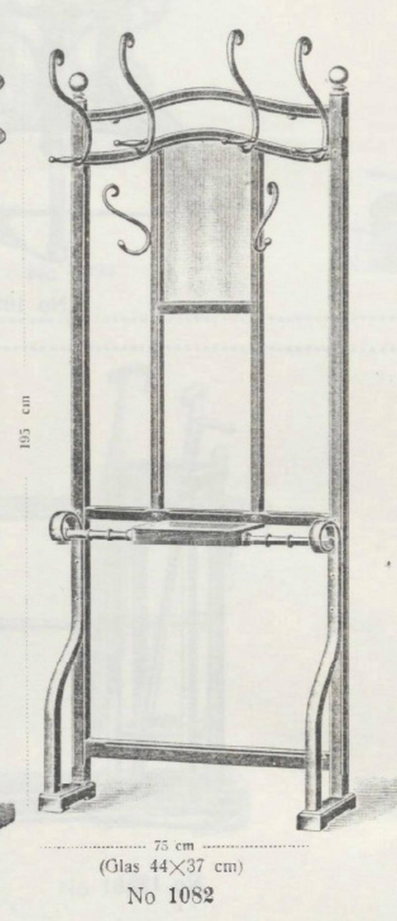 Coat rack no. 1082 by J&J Kohn