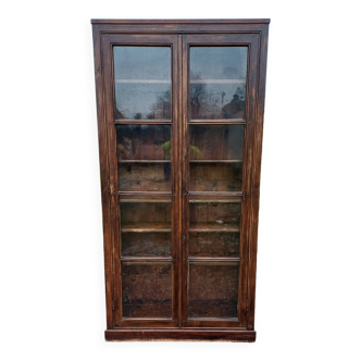 Pine Storage Unit, 2 Glass Doors