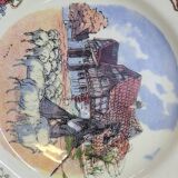 6 Small Dinner Plates Diameter 21 Cm Sarreguemines Obernai Loux