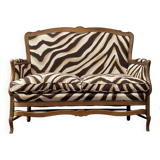 Loveseat with Ralph Lauren Zebra Print