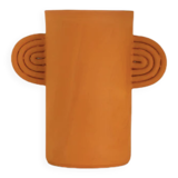 Amber terracotta ceramic vase - Oustao