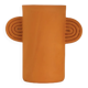 Amber terracotta ceramic vase - Oustao