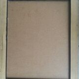 Oil on canvas board, Neo-Cubist composition