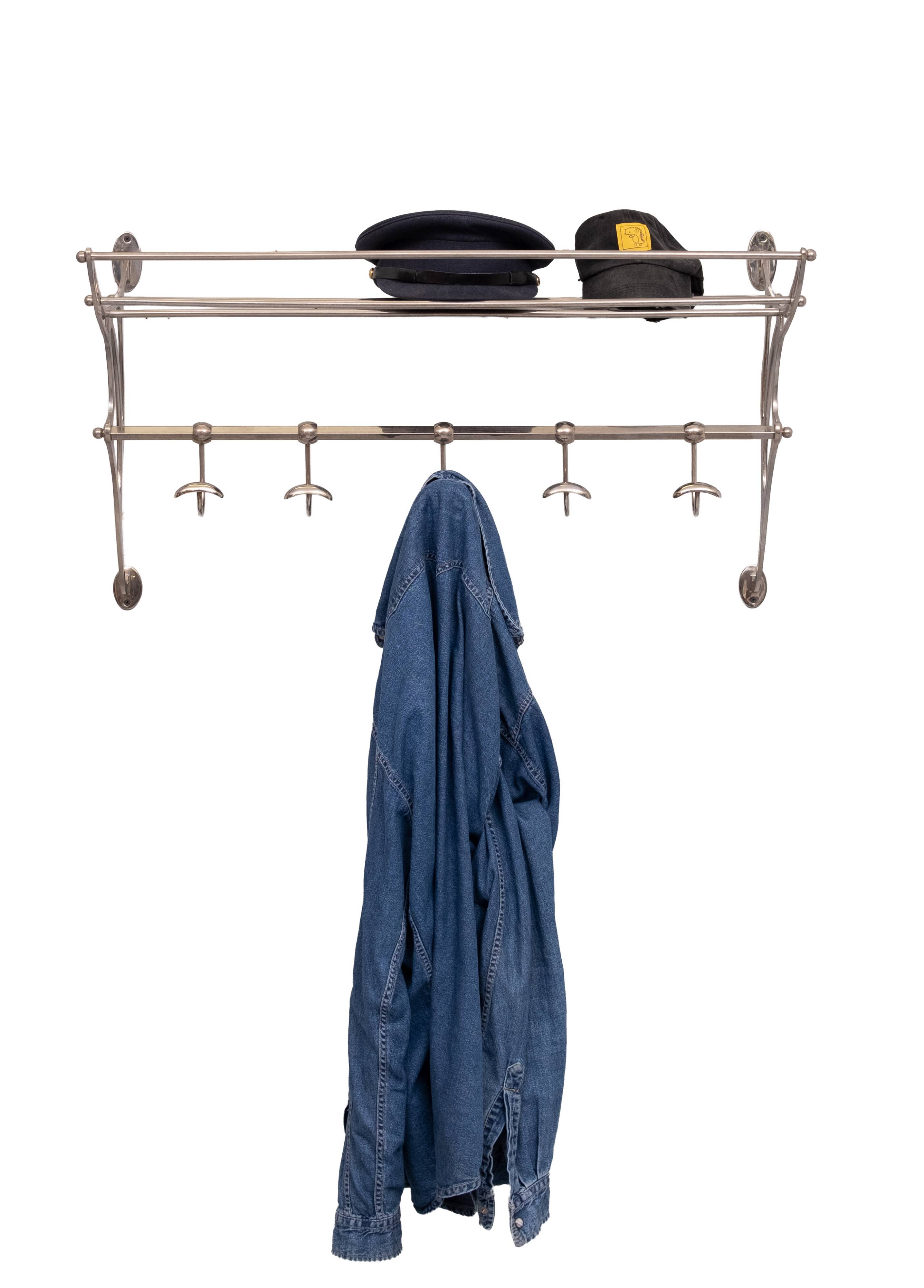 Vintage Art Nouveau Wall Coatrack France