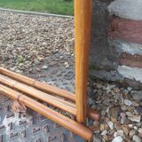 Vintage bamboo mirror