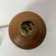 Vintage turned wooden lamp foot