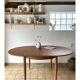 Extendable round table from the 1960s