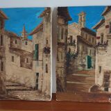 Village views paintings