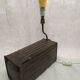 Original creation lamp with industrial can brocanteespritdantan