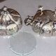 Antique Decorative Caviar Dish Caviar Serving, Silver Quadruple Plate Lid, Spoon