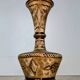 Vase décoratif artisanal en ​cuivre ciselé - Motifs floraux - Orient / Inde