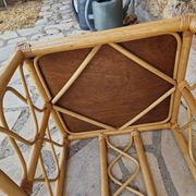 Rattan coffee table
