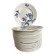 Sarreguemines ironstone flat plates, Damascus model
