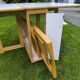 Set of 4 Aldo Jacober style chairs and butterfly table