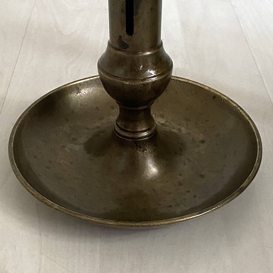 Pair of brass candlesticks