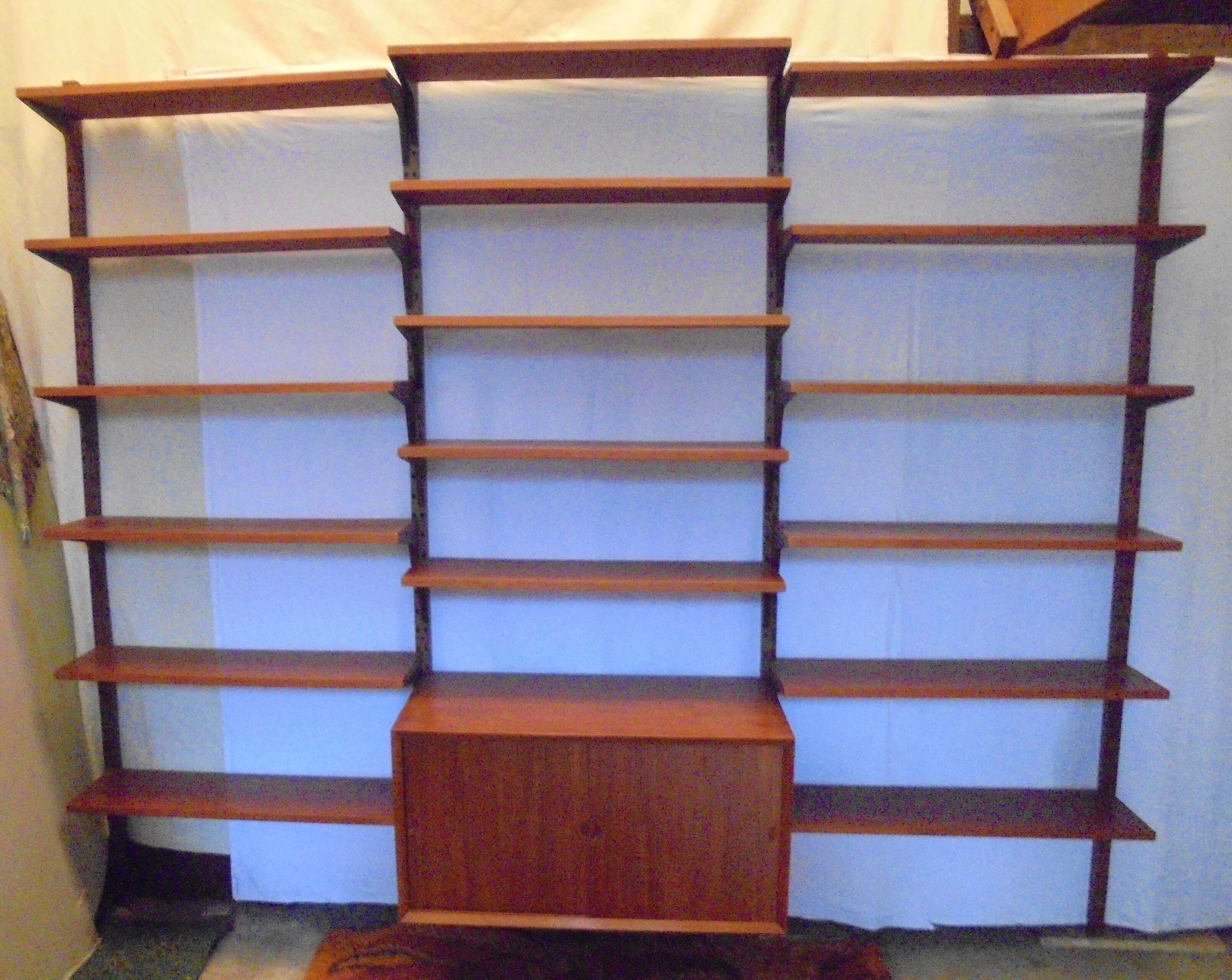 Danish modular library furniture by Poul Cadovius from the 60s