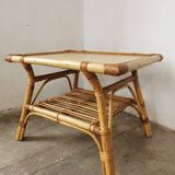 Rattan coffee table