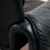 Ds 2011 two-seater leather sofa by De Sede