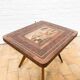Wooden Coffee Table with Inlay, 1940s