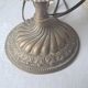 Paire de lampes vintage laiton/ céramique