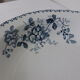 Round and hollow service dish in St Amand iron earth and Hamage model Acacia