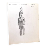 Dessin Sculpture Africaine