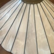 Suspension style Tiffany vintage, opal glass lampshade Ø45cm
