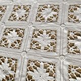 White crochet blanket 160X170