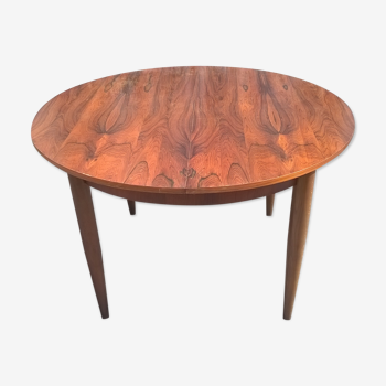 Scandinavian rosewood extension table