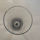 set of 6 vintage champagne flutes with black stems – 1970s