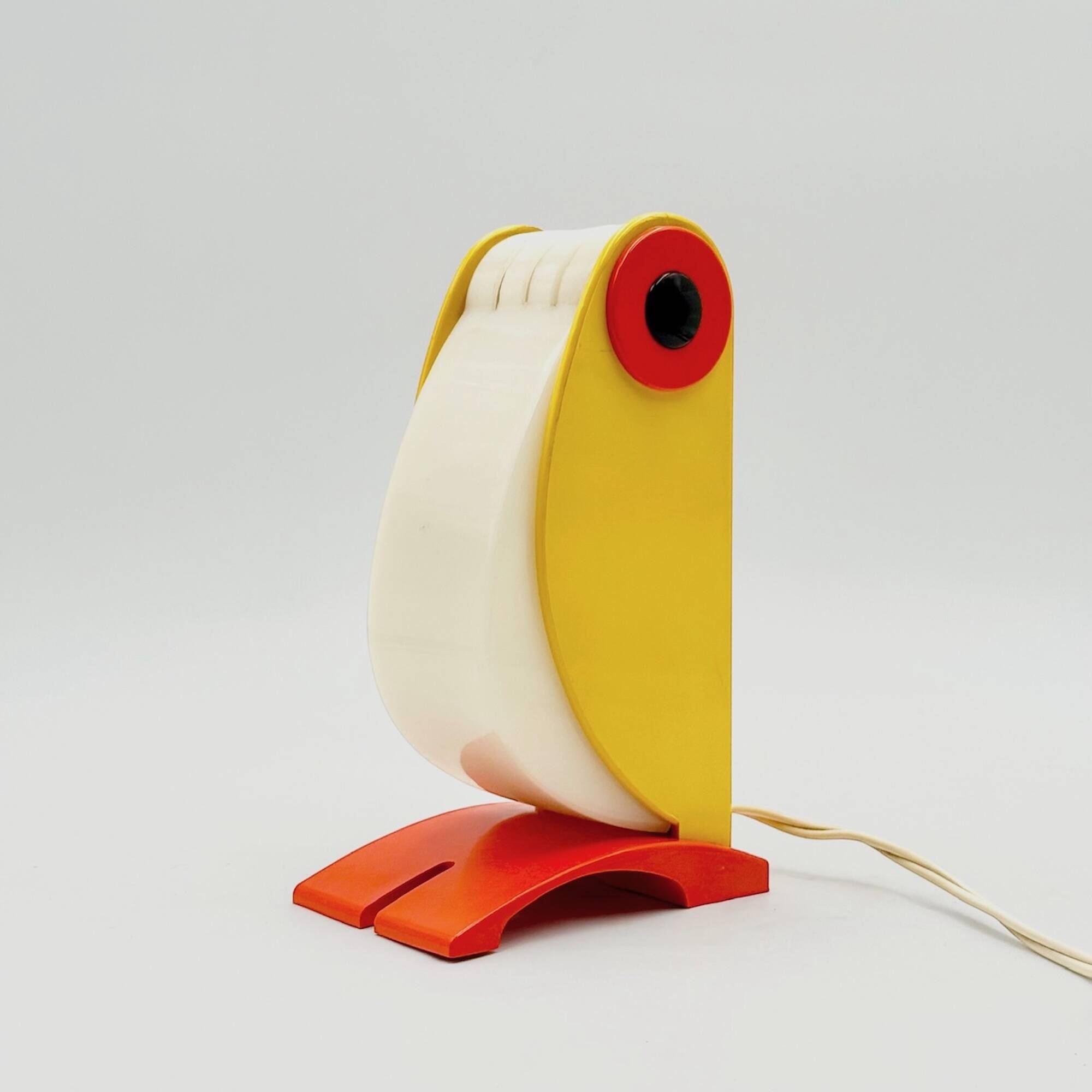 Paire de lampes Toucan design italien années 70 Enea Ferrari