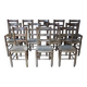 Lot of 12 Georges Robert mountain chairs - France 1960