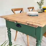 Old farmhouse table