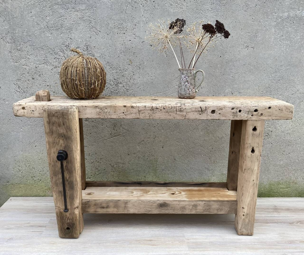 Old small carpenter's workbench