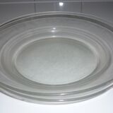 Transparent Duralex hollow plates x2